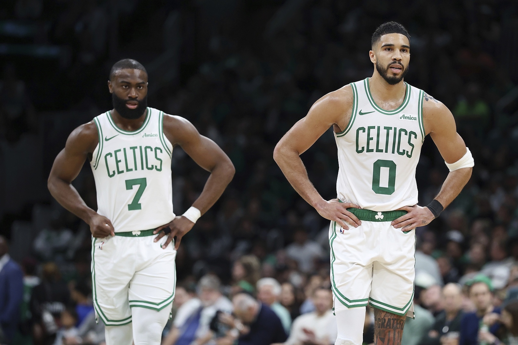 开云体育官网入口网页-乌度卡：杰伦·布朗和塔图姆存在良性竞争 这种竞争一直都在